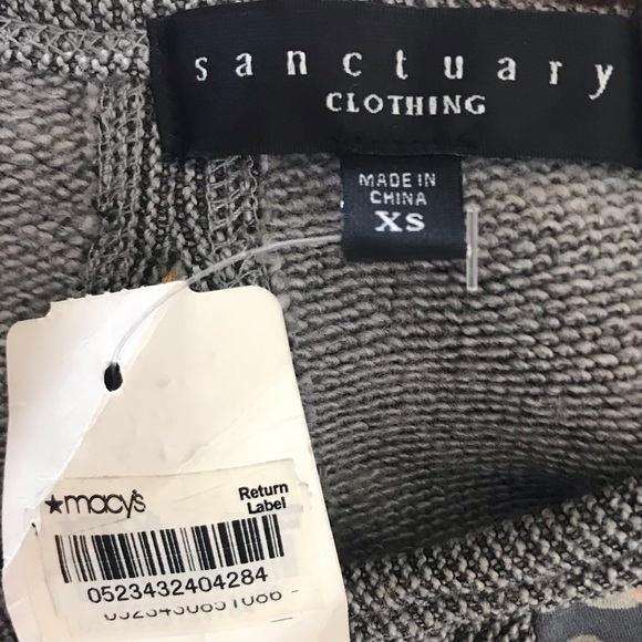 NWT Sanctuary Grey Knit Boho Twist Keyhole Back - Picture 7 of 7